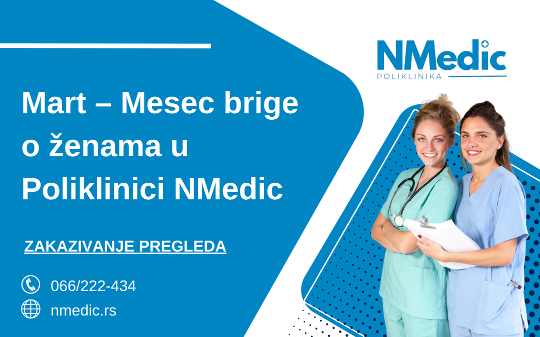 Mart – Mesec brige o ženama u poliklinici NMedic